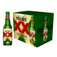 Six XX Lager Media Retornable 355 ml. 