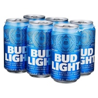 Six Bud Light 355 ml. 
